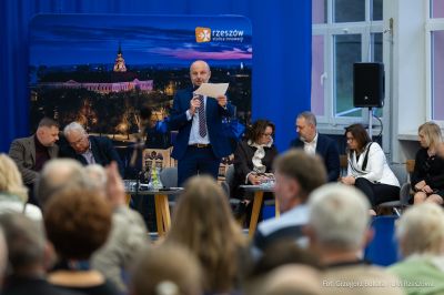 Spotkanie Prezydenta Miasta Rzeszowa z mieszkańcami, fot. Grzegorz Bukała, Urząd Miasta Rzeszowa